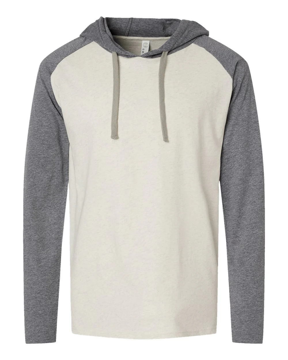LAT-6917-Fine Jersey Hooded Long Sleeve Raglan T-Shirt - Image 8
