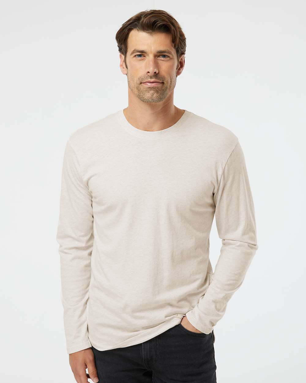 LAT-6918-Fine Jersey Long Sleeve Tee - Image 14
