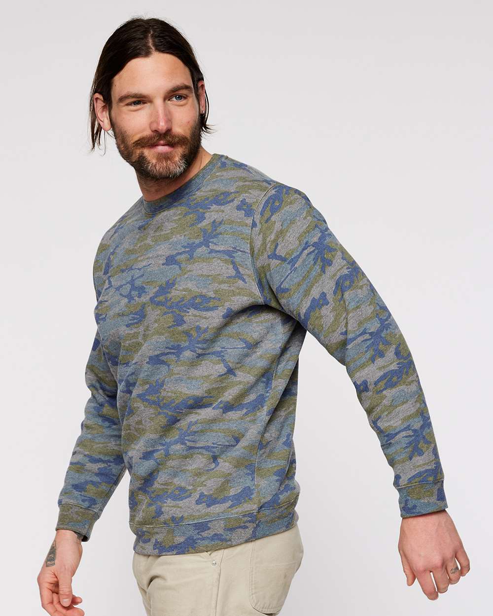 LAT-6925-Elevated Fleece Crewneck Sweatshirt - Image 36