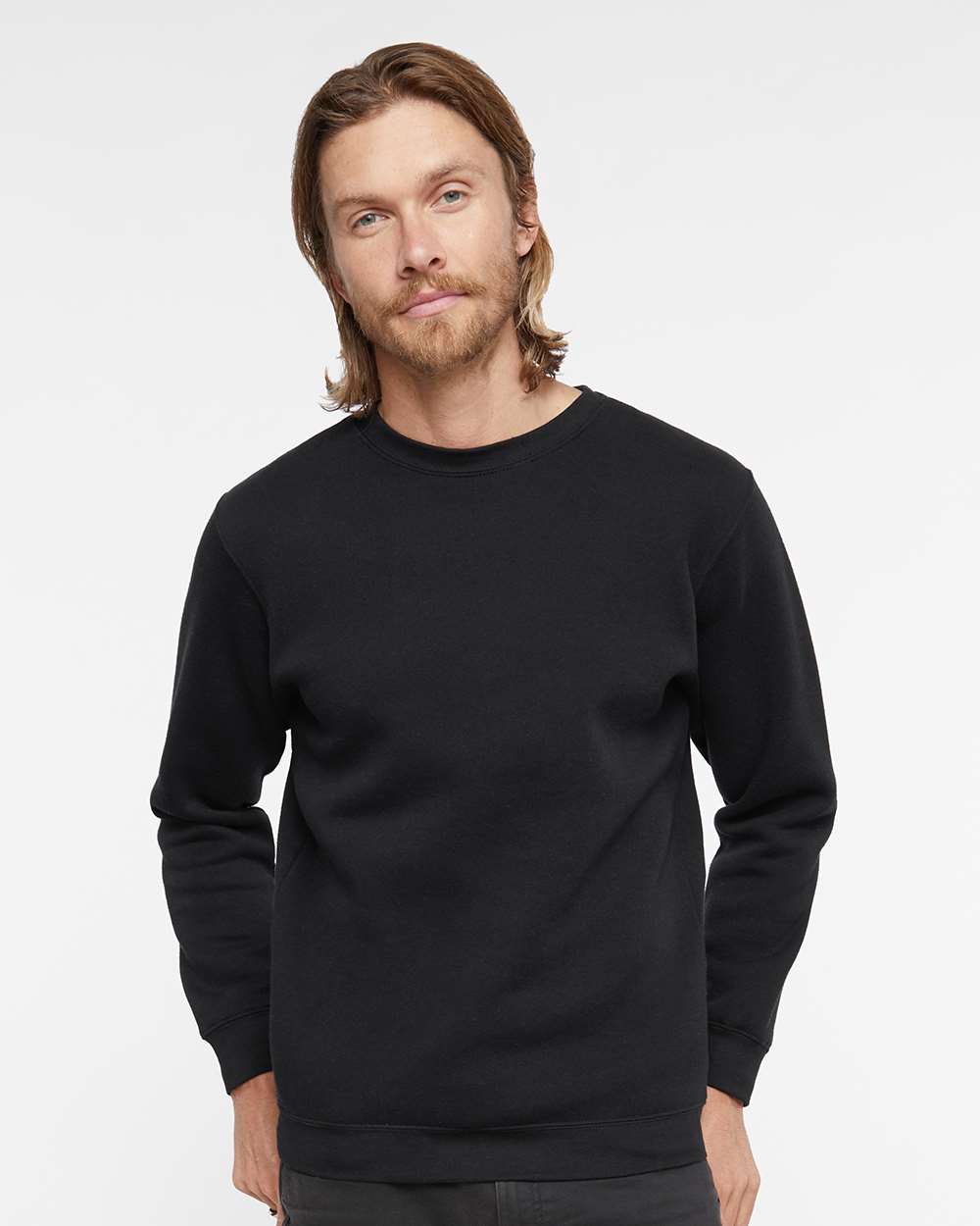 LAT-6925-Elevated Fleece Crewneck Sweatshirt - Image 4