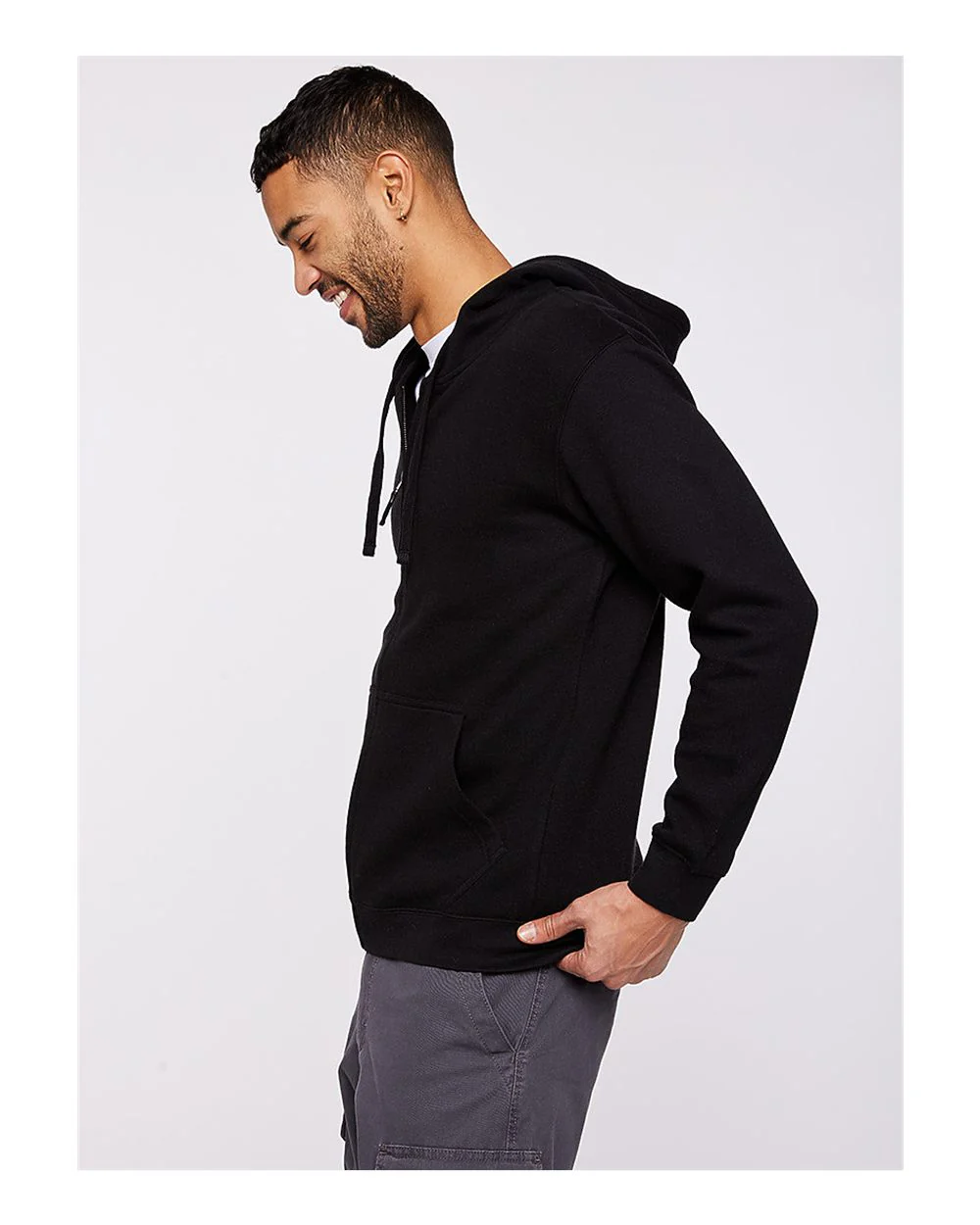 LAT-6927-Full-Zip Fleece Hoodie - Image 4