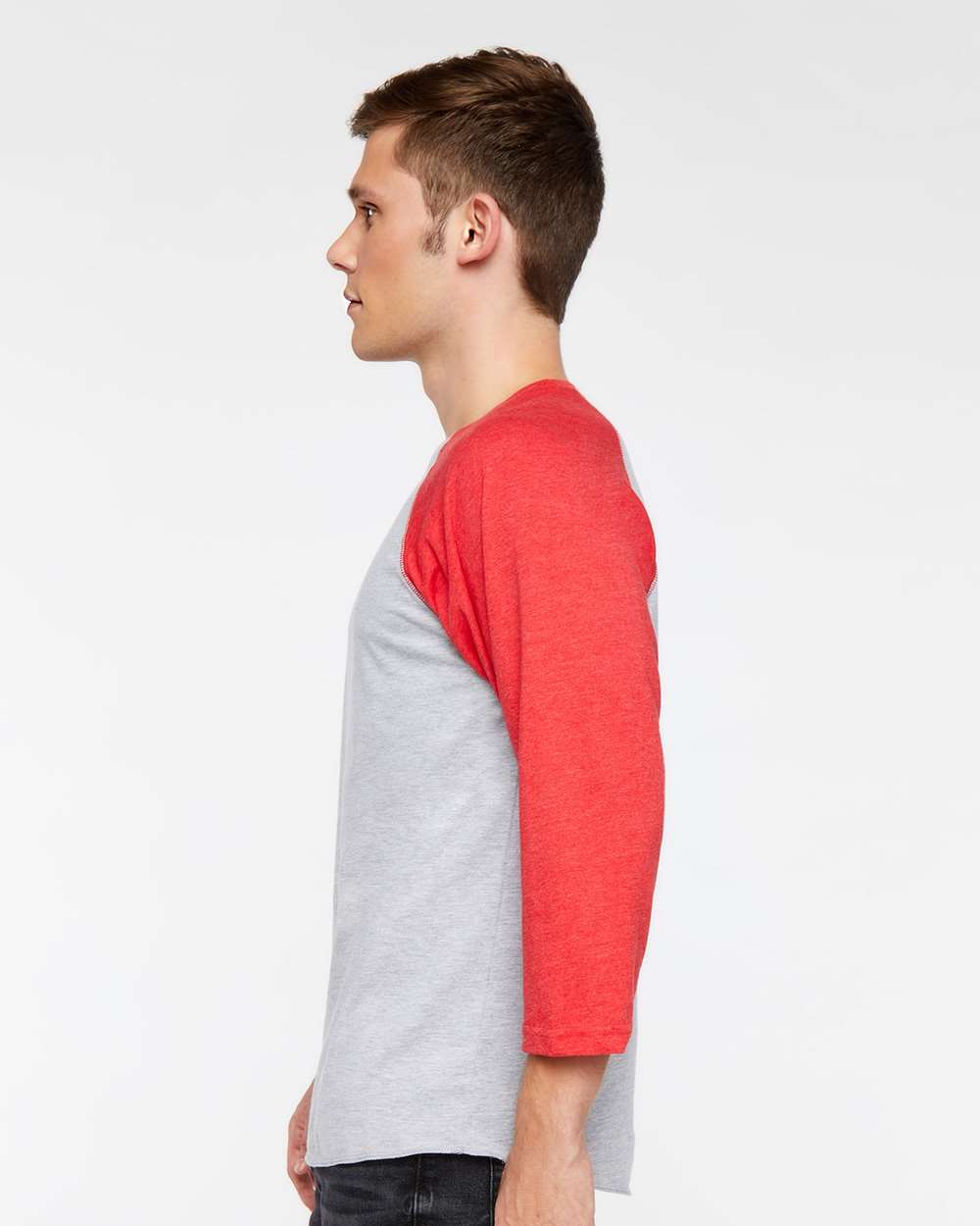 LAT-6930-Baseball Fine Jersey Three-Quarter Sleeve Tee - Image 10