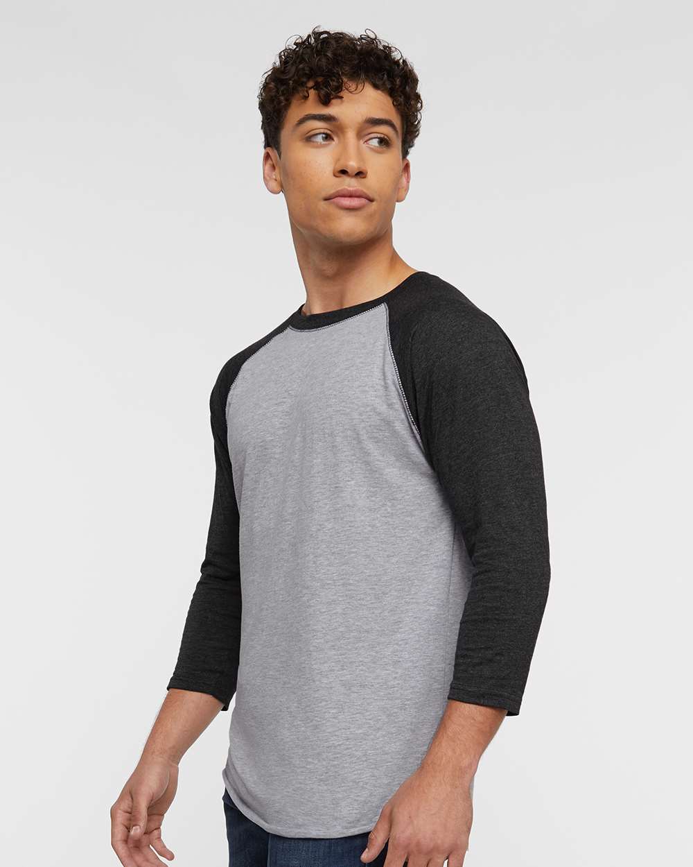 LAT-6930-Baseball Fine Jersey Three-Quarter Sleeve Tee - Image 20