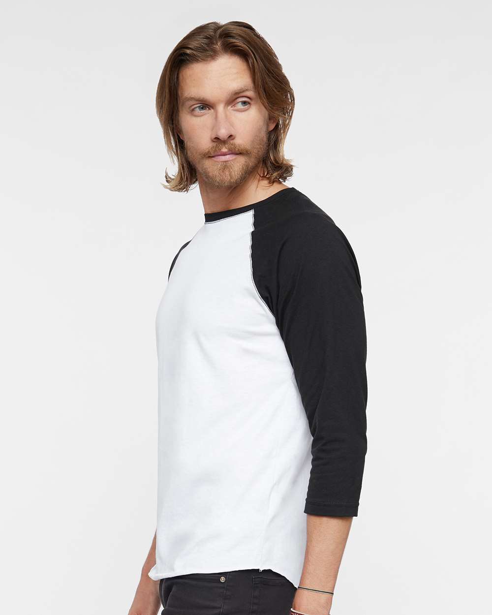 LAT-6930-Baseball Fine Jersey Three-Quarter Sleeve Tee - Image 26