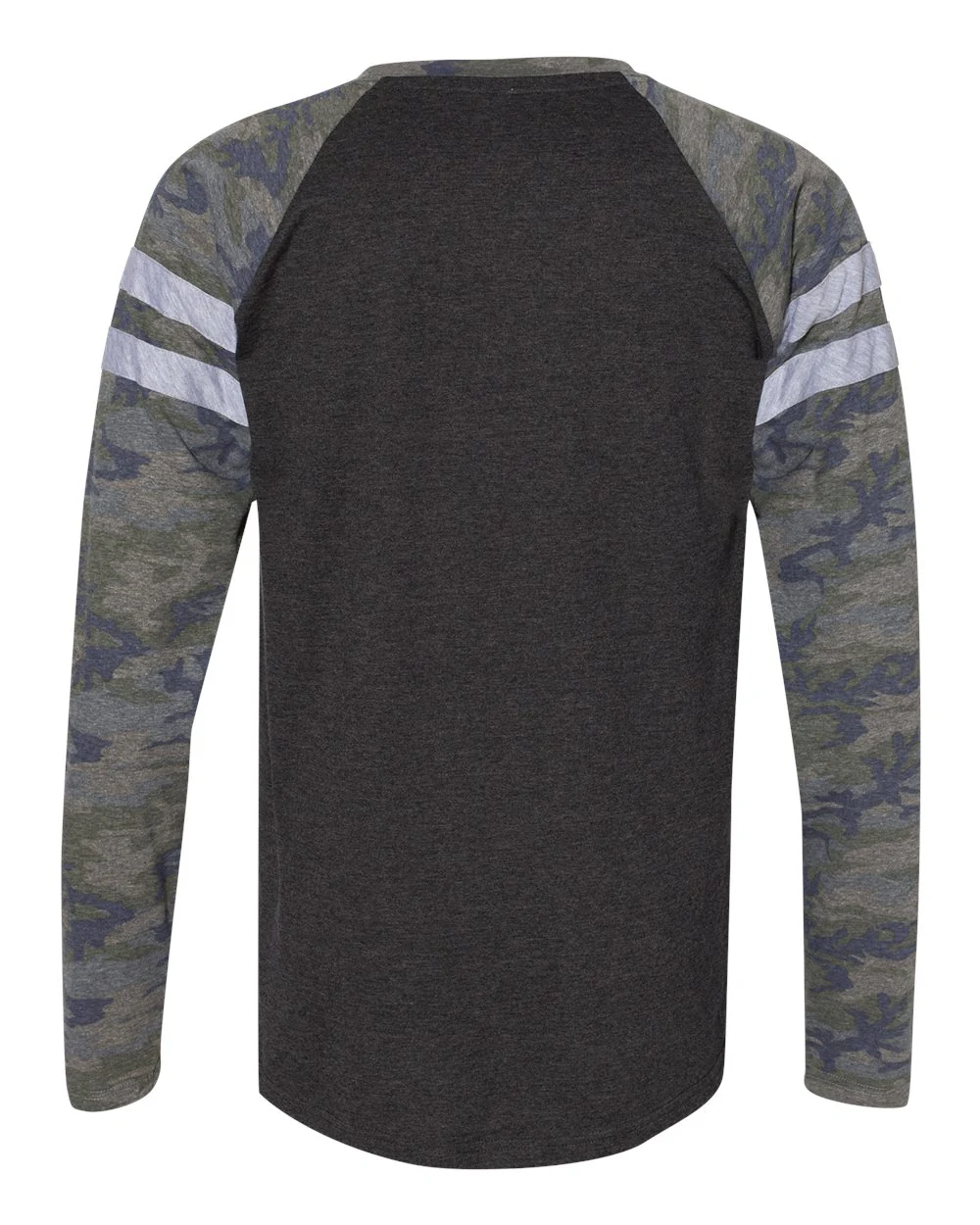LAT-6934-Fine Jersey Mash Up Long Sleeve Tee - Image 15