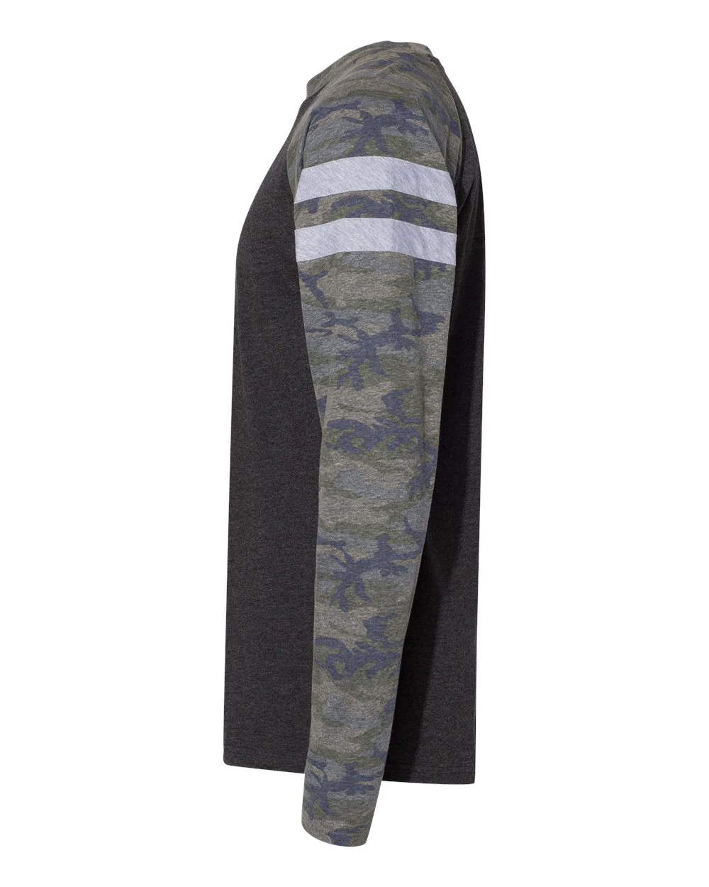 LAT-6934-Fine Jersey Mash Up Long Sleeve Tee - Image 16