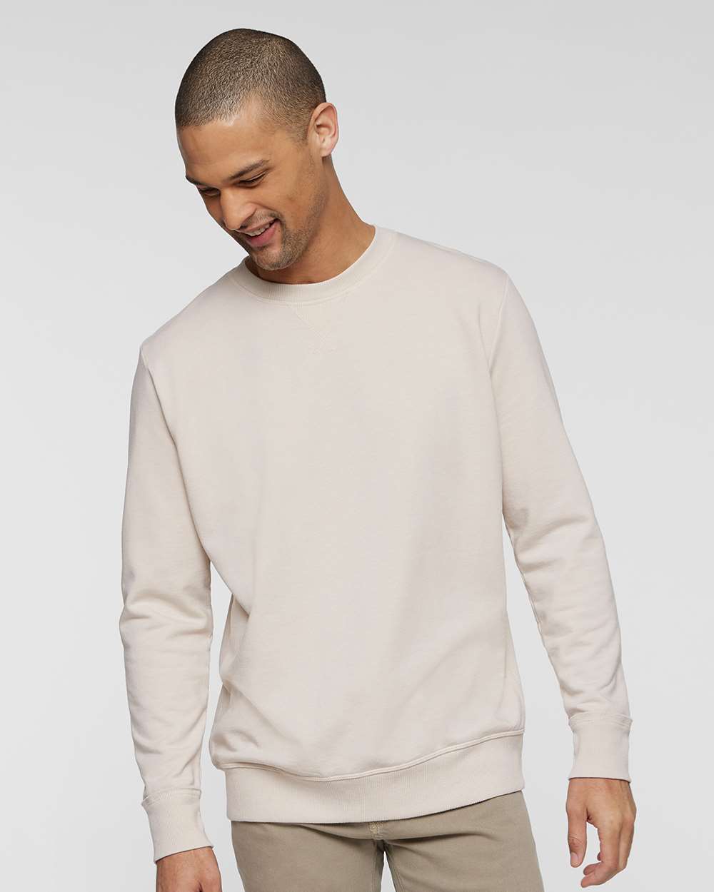 LAT-6935-Vintage Wash Fleece Crewneck Sweatshirt - Image 11