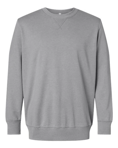LAT-6935-Vintage Wash Fleece Crewneck Sweatshirt - Image 19