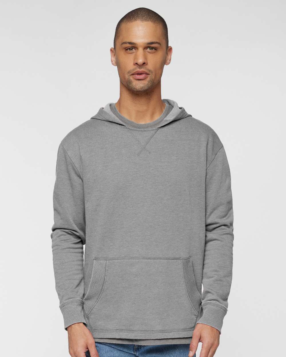 LAT-6936-Vintage Wash Fleece Hoodie - Image 8