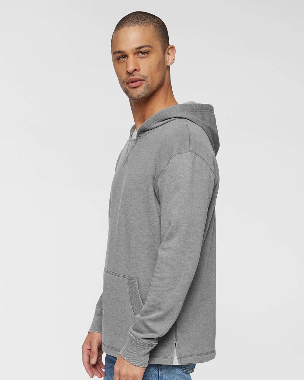 LAT-6936-Vintage Wash Fleece Hoodie - Image 9