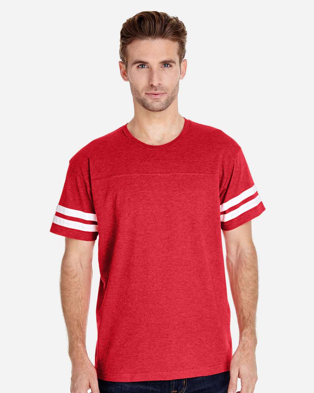 LAT-6937-Football Fine Jersey Tee - Image 35