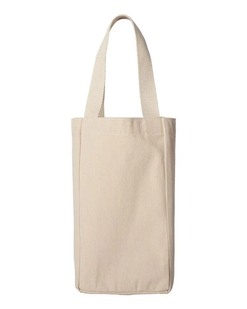 Liberty Bags-1726-Double Bottle Wine Tote - Image 2