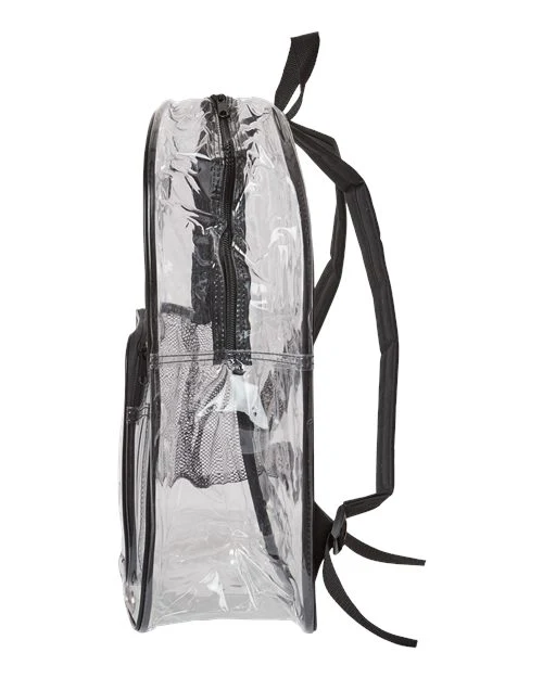 Liberty Bags-7013-Large 17" Heavy Duty Clear Backpack - Image 4