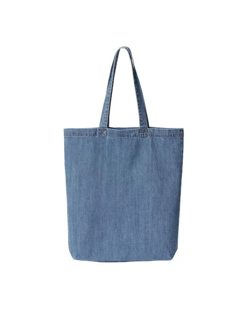 Liberty Bags-7761A-Cotton Denim Gusseted Tote Bag - Image 2