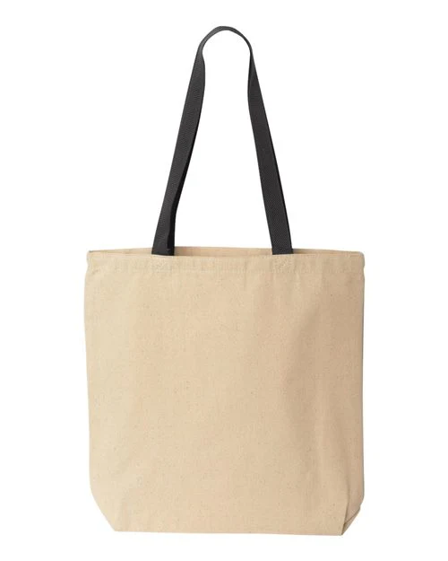 Liberty Bags-8868-Natural Tote with Contrast-Color Handles - Image 2