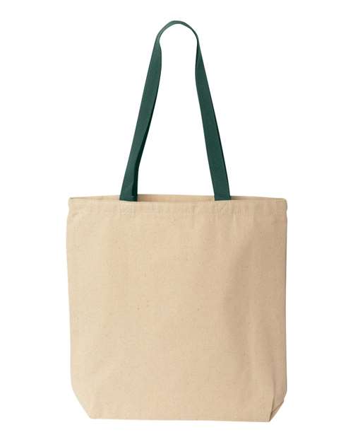Liberty Bags-8868-Natural Tote with Contrast-Color Handles - Image 3