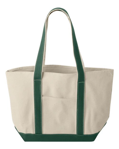 Liberty Bags-8871-Windward Large Cotton Canvas Classic Resort Tote - Image 4