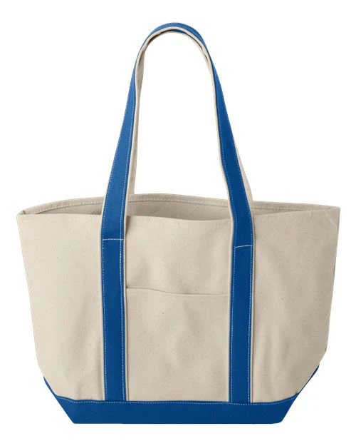 Liberty Bags-8871-Windward Large Cotton Canvas Classic Resort Tote - Image 7