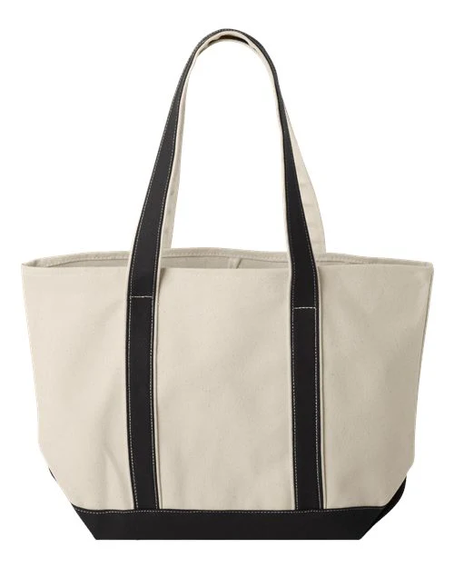 Liberty Bags-8871-Windward Large Cotton Canvas Classic Resort Tote - Image 9