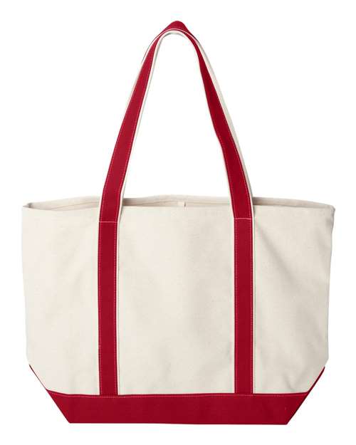 Liberty Bags-8872-Carmel Classic XL Cotton Canvas Resort Tote - Image 12