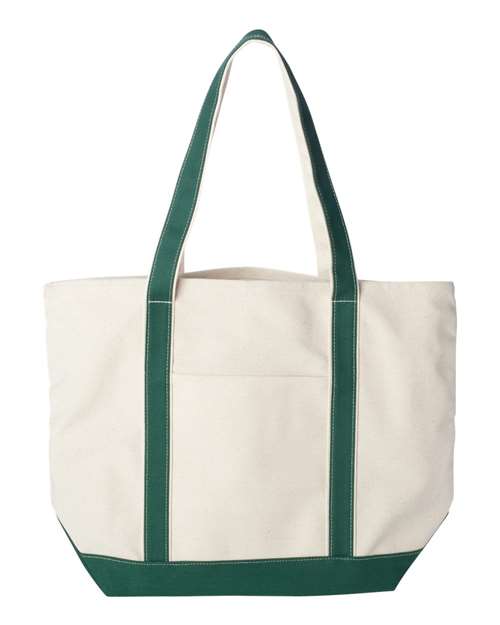 Liberty Bags-8872-Carmel Classic XL Cotton Canvas Resort Tote - Image 4