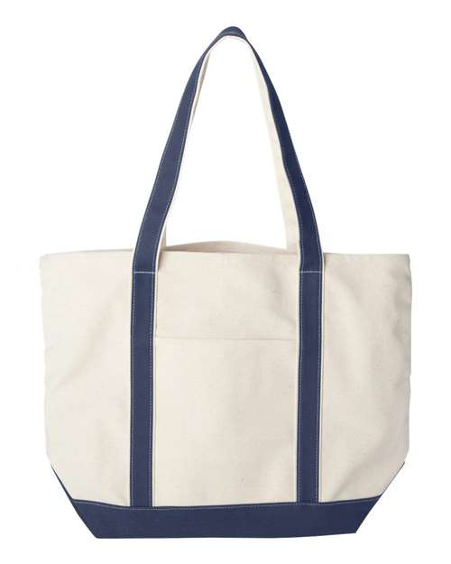 Liberty Bags-8872-Carmel Classic XL Cotton Canvas Resort Tote - Image 5