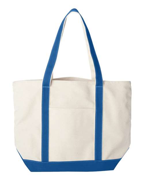 Liberty Bags-8872-Carmel Classic XL Cotton Canvas Resort Tote - Image 7