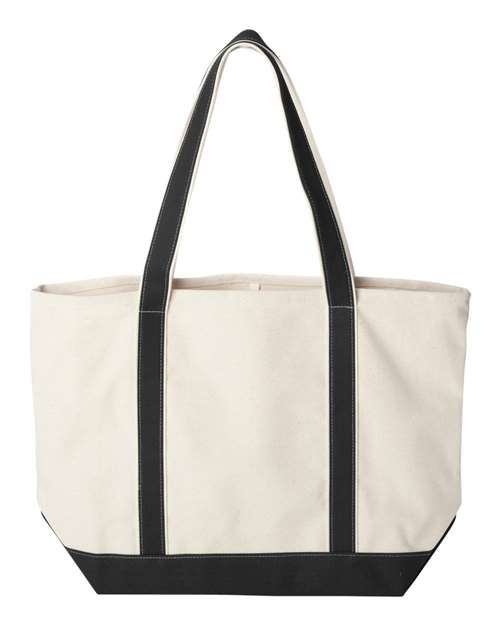 Liberty Bags-8872-Carmel Classic XL Cotton Canvas Resort Tote - Image 9