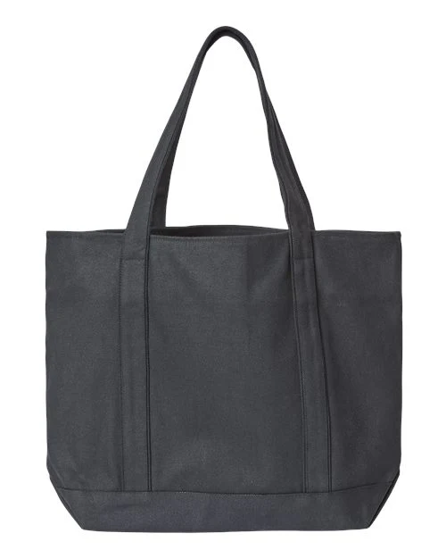 Liberty Bags-8873-XL Zippered Cotton Canvas Resort Tote - Image 4