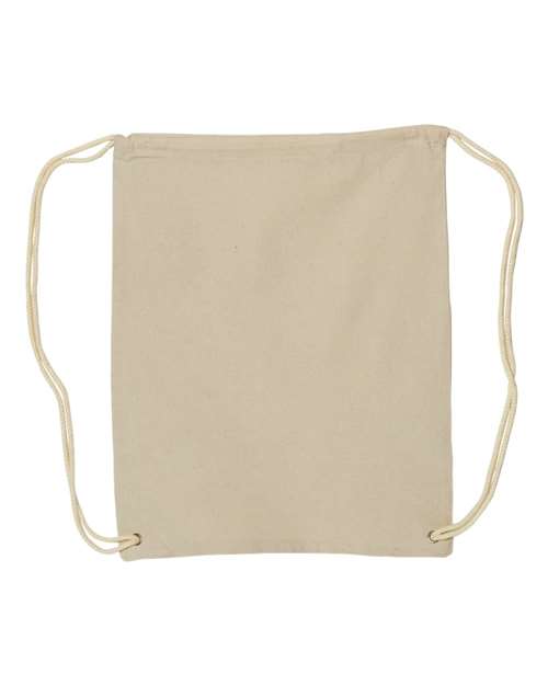 Liberty Bags-8875-Canvas Drawstring Backpack - Image 5