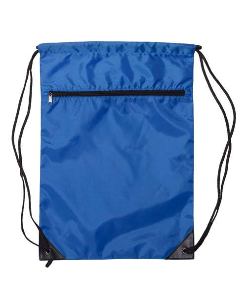 Liberty Bags-8888-Zippered Drawstring Backpack - Image 7