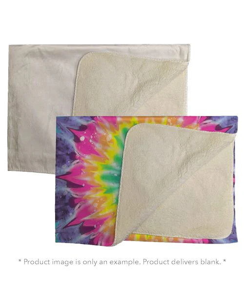 Liberty Bags-PSB5060MS-Sublimation Micro Mink Sherpa Plush Blanket - Image 2
