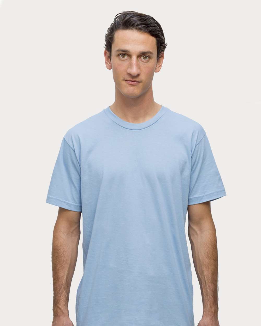Los Angeles Apparel-20001-USA-Made Fine Jersey T-Shirt - Image 3