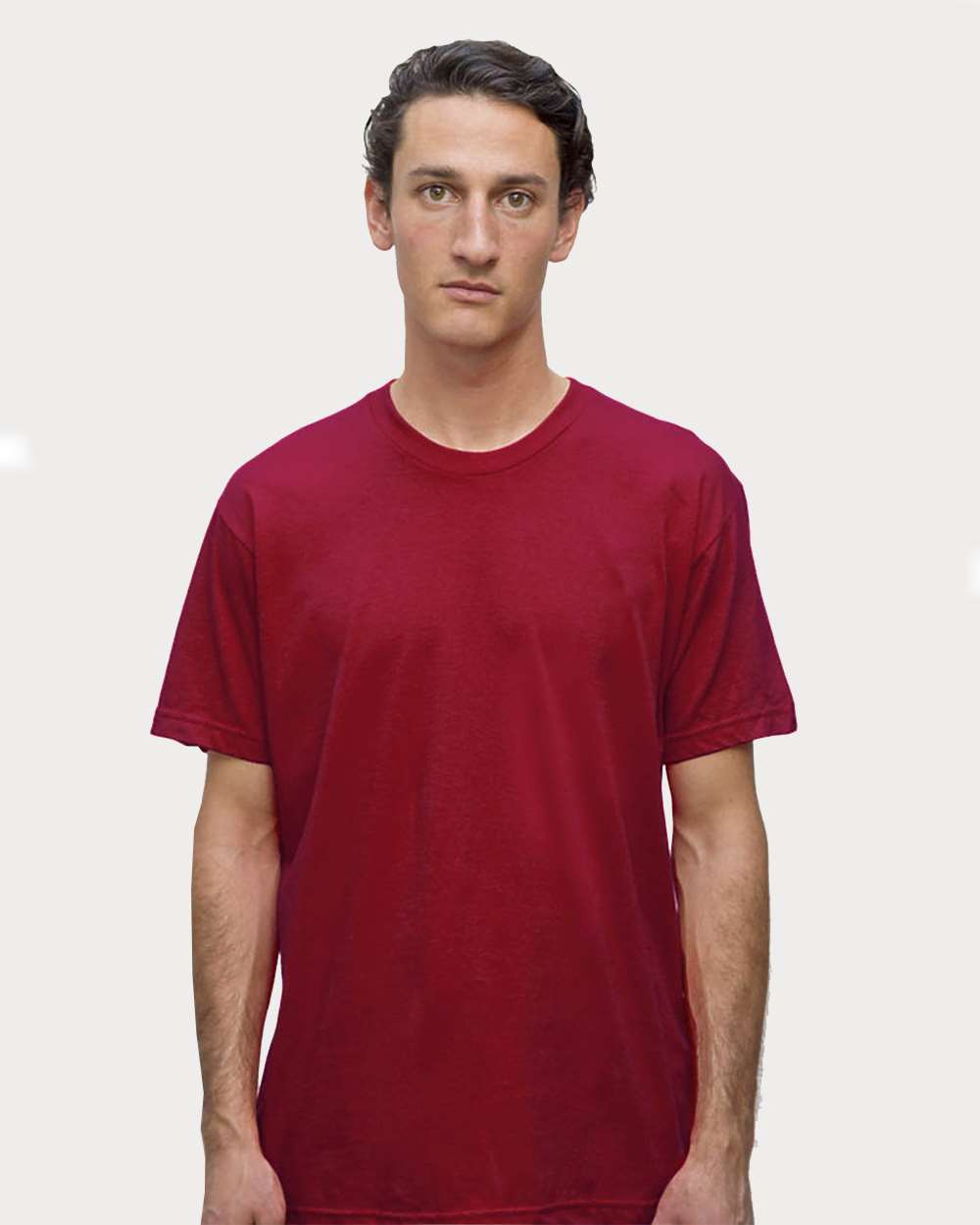 Los Angeles Apparel-20001-USA-Made Fine Jersey T-Shirt - Image 6