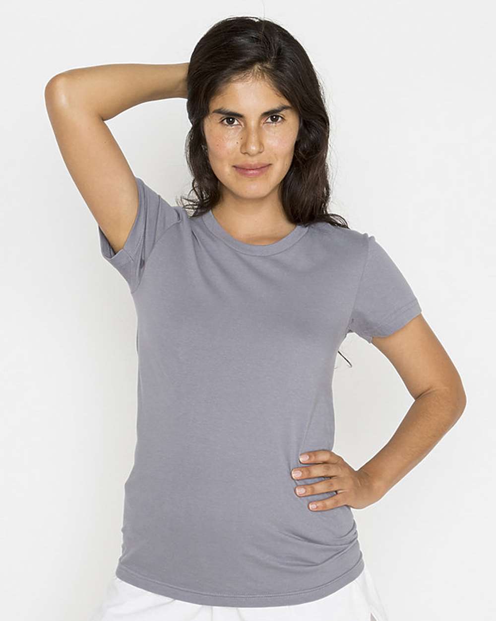 Los Angeles Apparel-21002-USA-Made Women's Fine Jersey T-Shirt - Image 12