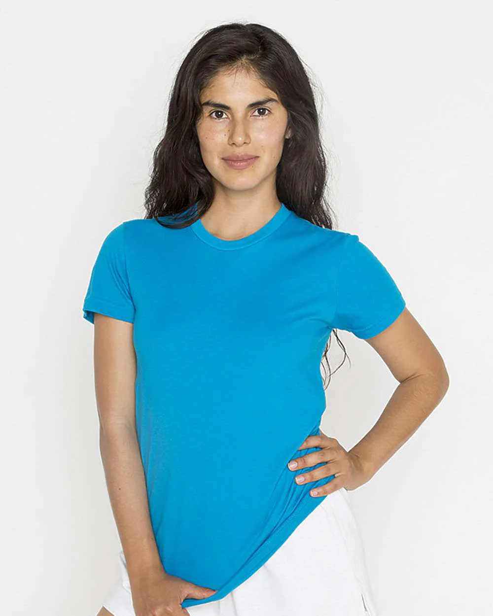 Los Angeles Apparel-21002-USA-Made Women's Fine Jersey T-Shirt - Image 13