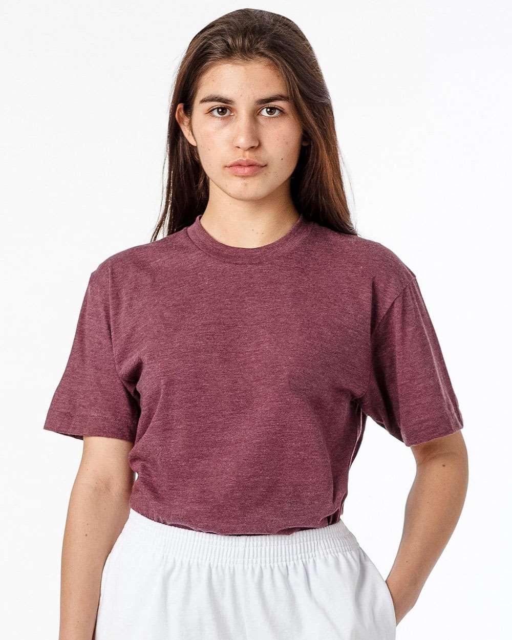 Los Angeles Apparel-FF01-USA-Made 50/50 Poly/Cotton T-Shirt - Image 10