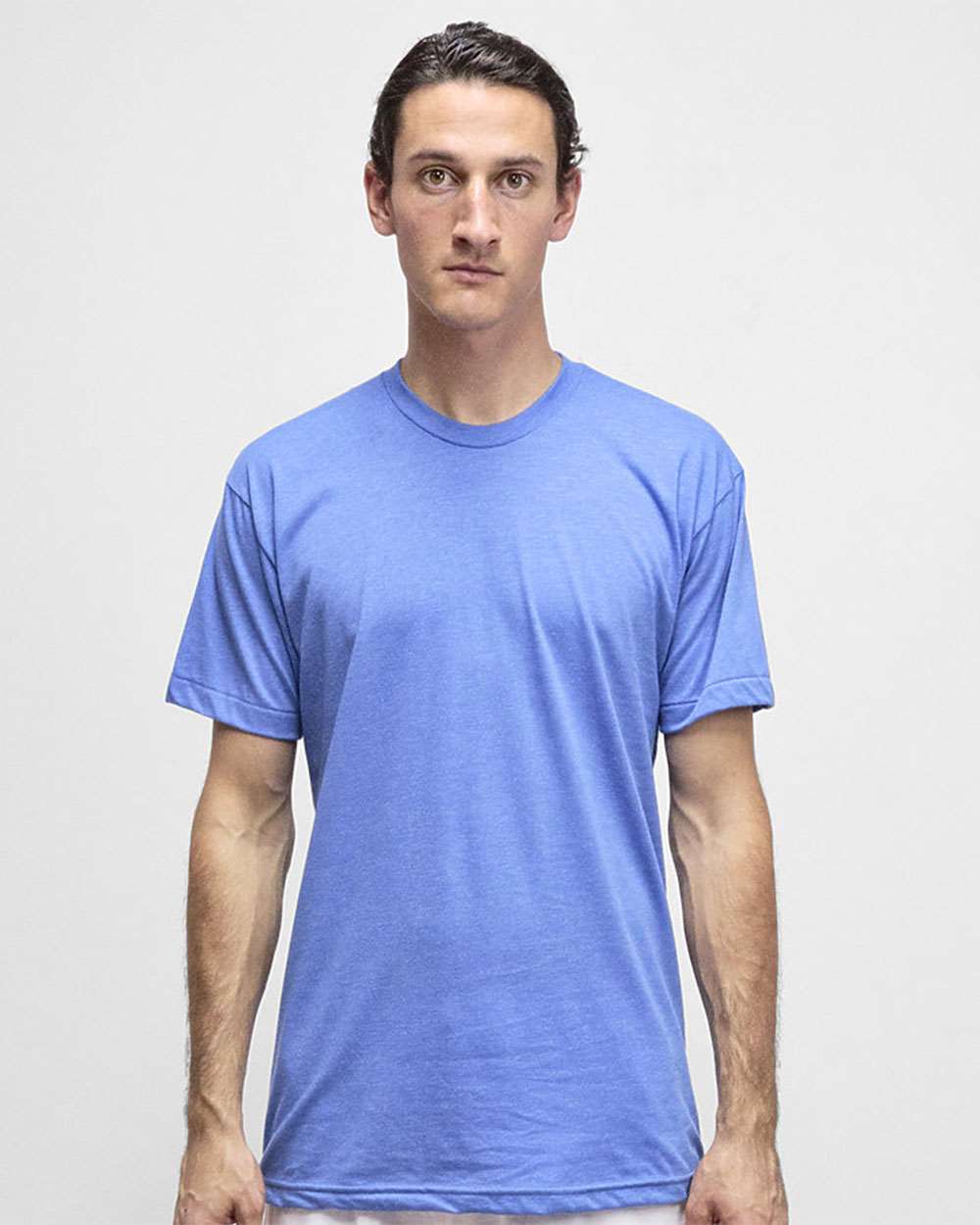 Los Angeles Apparel-FF01-USA-Made 50/50 Poly/Cotton T-Shirt - Image 7