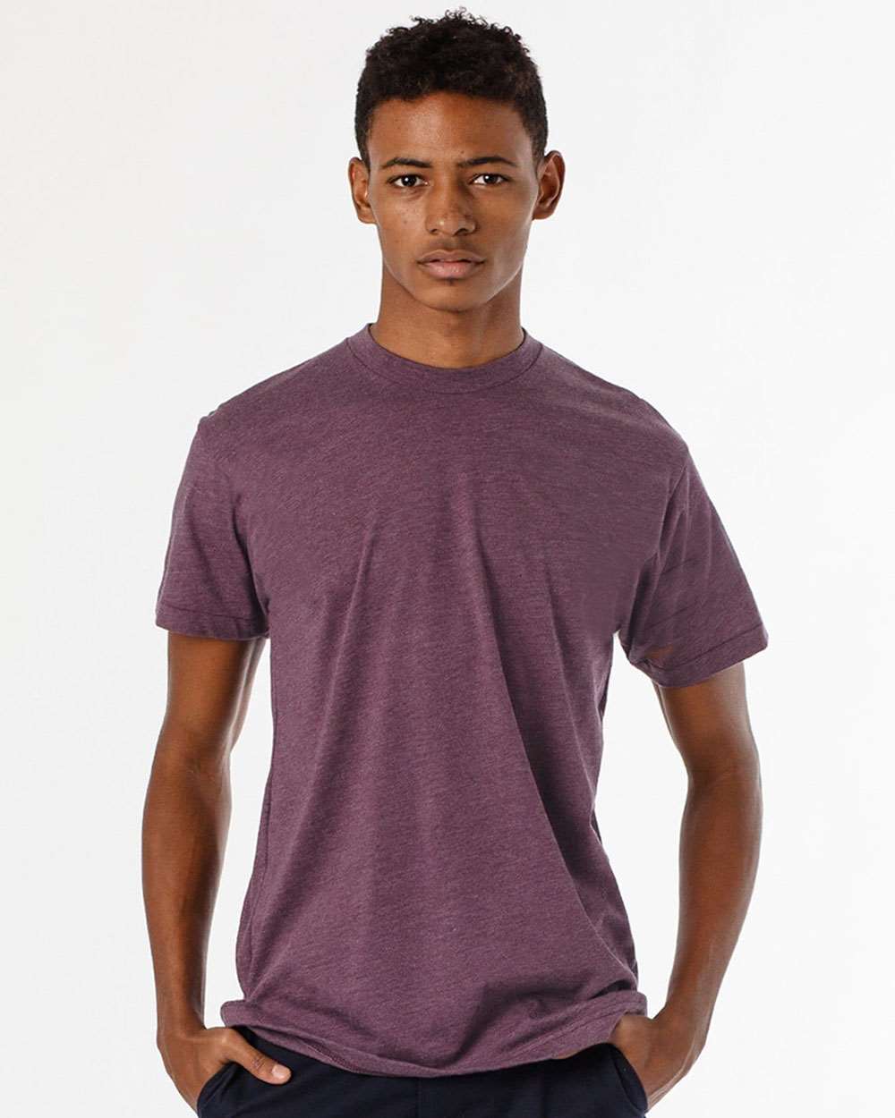 Los Angeles Apparel-FF01-USA-Made 50/50 Poly/Cotton T-Shirt - Image 9