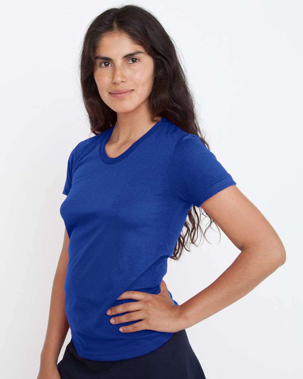 Los Angeles Apparel-FF3001-USA-Made Women's 50/50 T-Shirt - Image 6