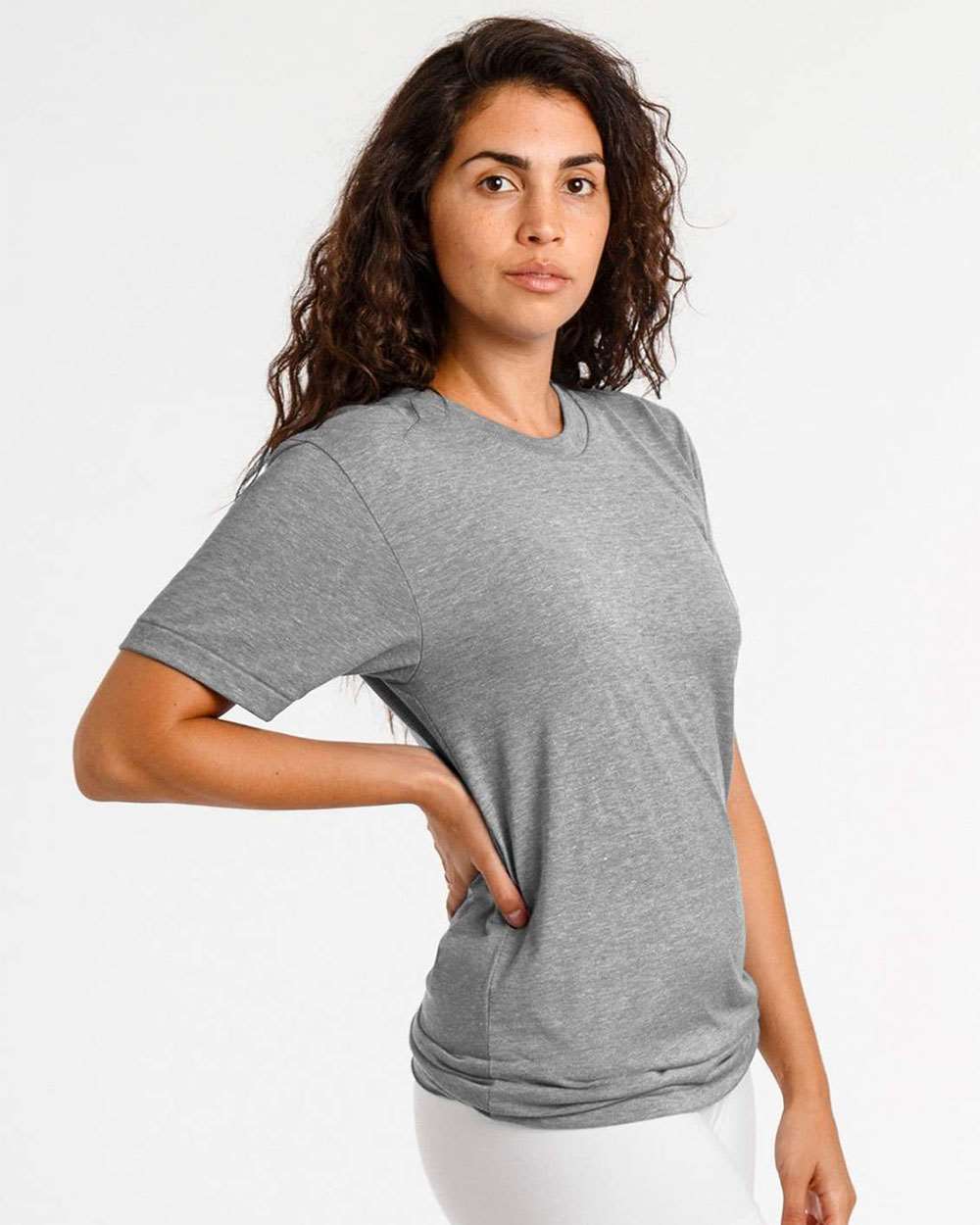 Los Angeles Apparel-TR01-USA-Made Triblend T-Shirt - Image 3
