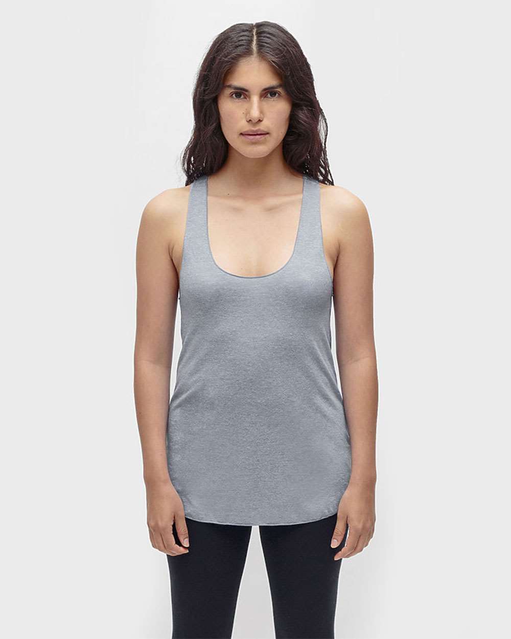 Los Angeles Apparel-TR3008-USA-Made Women's Triblend Racerback Tank Top - Image 3