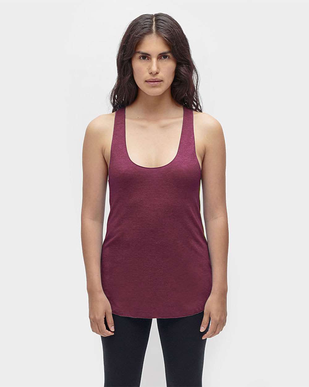 Los Angeles Apparel-TR3008-USA-Made Women's Triblend Racerback Tank Top - Image 4