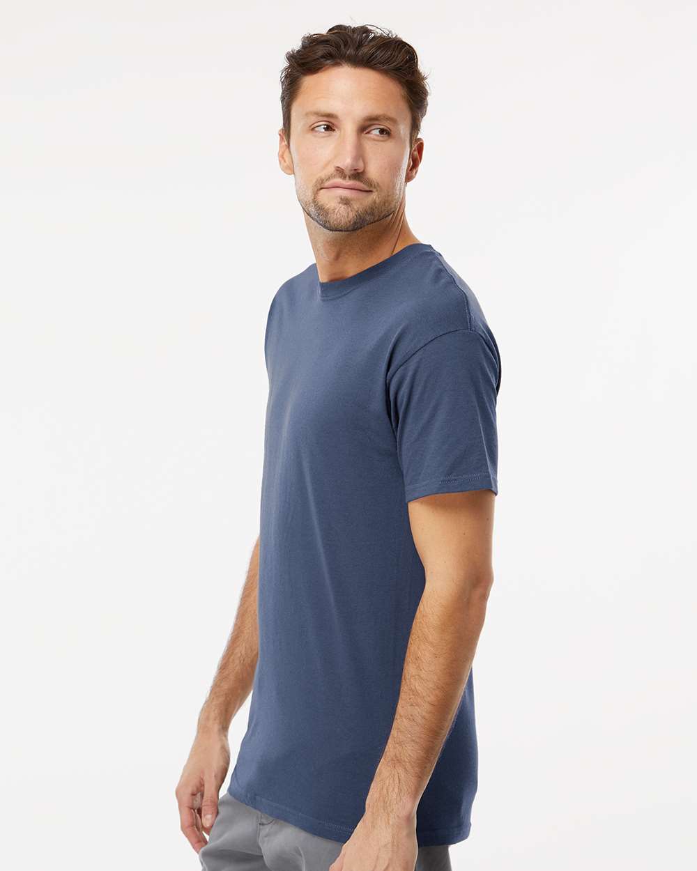 M&O-4800-Men's Gold Soft Touch T-Shirt - Image 129