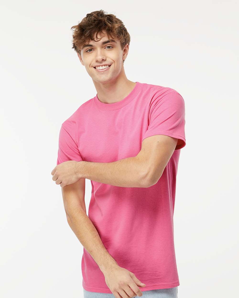 M&O-4800-Men's Gold Soft Touch T-Shirt - Image 13