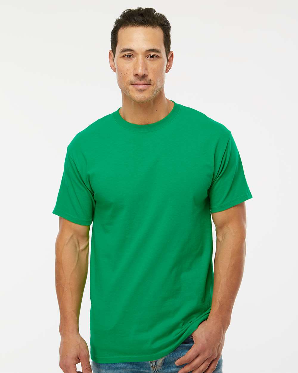 M&O-4800-Men's Gold Soft Touch T-Shirt - Image 133
