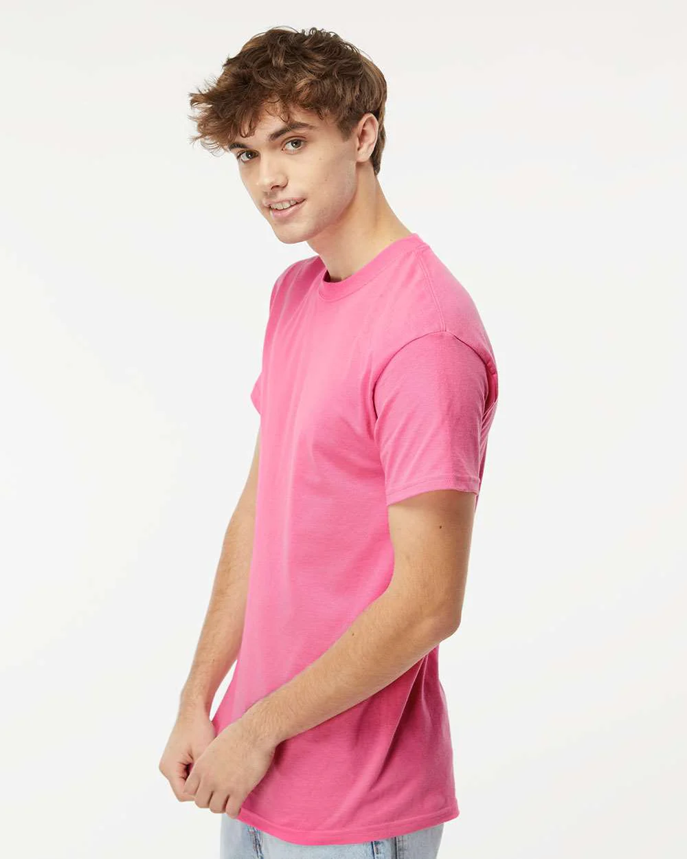 M&O-4800-Men's Gold Soft Touch T-Shirt - Image 14