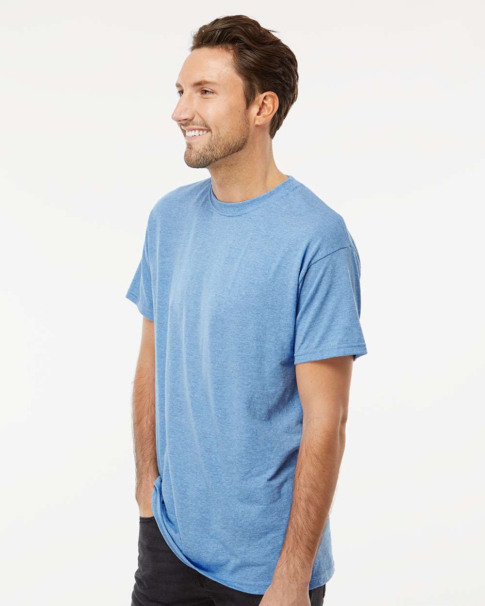 M&O-4800-Men's Gold Soft Touch T-Shirt - Image 144