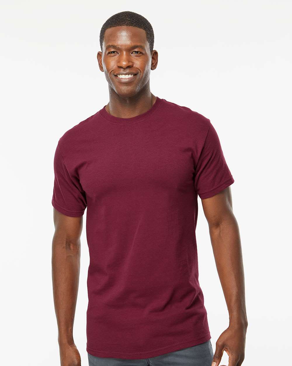 M&O-4800-Men's Gold Soft Touch T-Shirt - Image 153