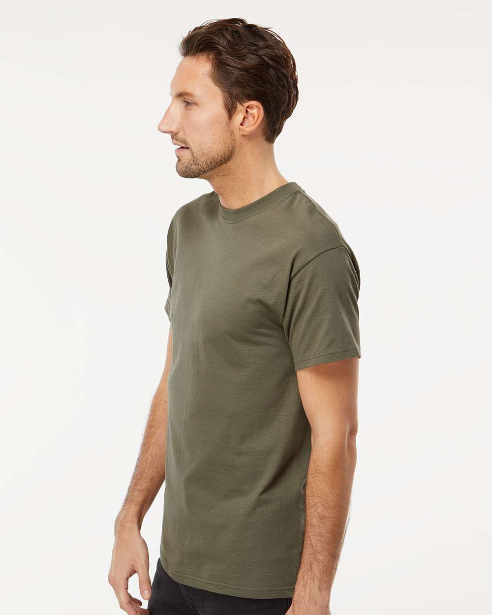 M&O-4800-Men's Gold Soft Touch T-Shirt - Image 158
